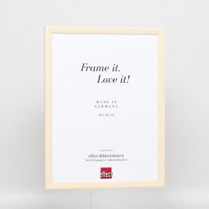 Efekt Rama drewniana Profil 89 biały 20x20 cm Szkło zwykłe
