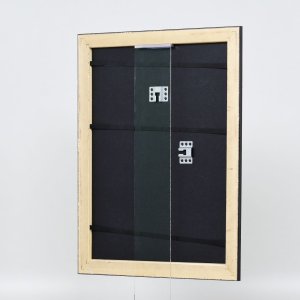 Efekt Rama drewniana Profil 94 czarny 20x20 cm Szkło zwykłe