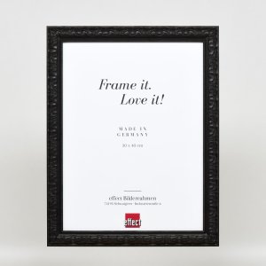 Efekt Rama drewniana Profil 94 czarny 20x20 cm Szkło zwykłe
