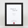Efekt Rama drewniana Profil 94 czarny 20x20 cm Szkło zwykłe