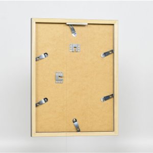 Drewniana rama Top Cube 20x20 cm szkło muzealne platinum