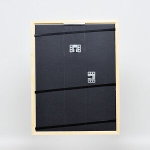Efekt Drewniana rama Profil 89 biały 20x20 cm Szkło muzealne