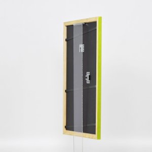 Efekt Drewniana rama Profil 89 zielony 20x20 cm Szkło muzealne
