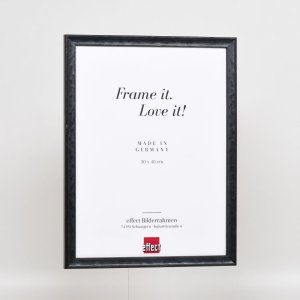 Efekt Drewniana rama Profil 2070 Szkło muzealne 20x20 cm czarny