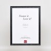 Efekt Drewniana rama Profil 2070 Szkło muzealne 20x20 cm czarny