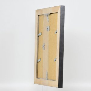 Efekt rama z litego drewna profil 28 złoty 20x20 cm szkło przezroczyste