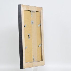 Efekt rama z litego drewna profil 28 złoty 20x20 cm szkło przezroczyste