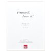 Effect Solid Wood Frame Profile 20 white 20x25 cm Acrylic Glass