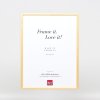 Effect Solid Wood Frame Profile 20 white 20x25 cm Acrylic Glass