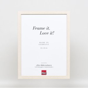 Efekt Rama drewniana Profil 33 biały 20x25 cm Szkło zwykłe