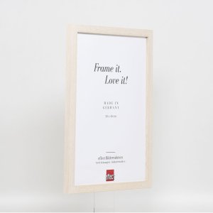 Efekt Rama drewniana Profil 33 biały 20x25 cm Szkło zwykłe