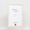 Efekt Rama drewniana Profil 33 biały 20x25 cm Szkło zwykłe