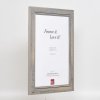 Efekt Ramka na zdjęcia z litego drewna 2240 szara 20x25 cm Normalne szkło