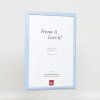 Efekt Drewniana rama Profil 32 niebieski 20x28 cm Szkło muzealne