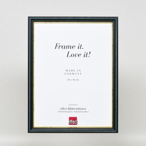 Efekt Drewniana rama Profil 21 niebieski 21x28 cm Normalne szkło