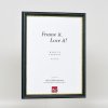 Efekt Drewniana rama Profil 21 niebieski 21x28 cm Normalne szkło
