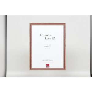 Efekt Drewniana rama Profil 38 brązowy 24x30 cm Szkło muzealne