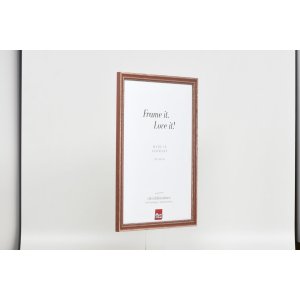 Efekt Drewniana rama Profil 38 brązowy 24x30 cm Szkło muzealne