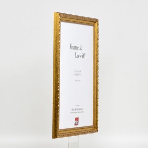 Efekt Drewniana rama barokowa Profil 37 antyczne złoto 24x30 cm Szkło muzealne