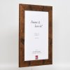 Efekt Drewniana rama 2400 brąz 25x60 cm Szkło akrylowe