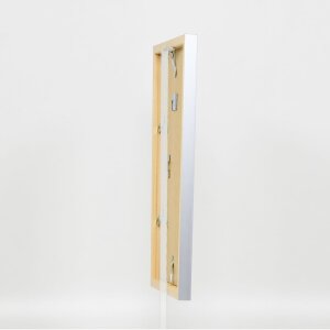Ramka drewniana Top Cube 25x70 cm srebrna szkło zwykłe