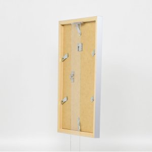 Drewniana rama Top Cube 25x70 cm srebrne szkło antyrefleksyjne