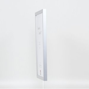 Drewniana rama Top Cube 25x70 cm srebrne szkło antyrefleksyjne