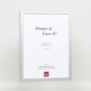 Drewniana rama Top Cube 25x70 cm srebrne szkło antyrefleksyjne