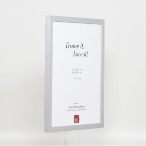 Drewniana rama Top Cube 25x70 cm srebrne szkło antyrefleksyjne