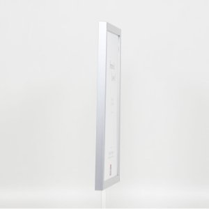 Drewniana rama Top Cube 25x70 cm srebrne szkło antyrefleksyjne