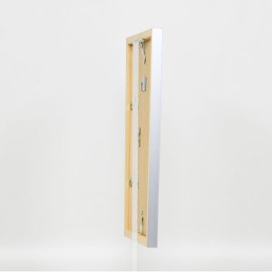Drewniana rama Top Cube 25x70 cm srebrne szkło antyrefleksyjne