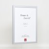 Drewniana rama Top Cube 25x70 cm srebrne szkło antyrefleksyjne