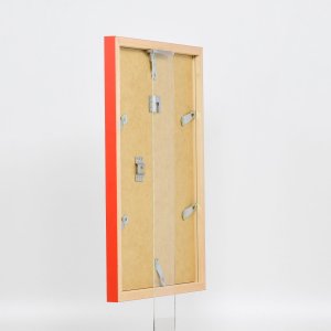 Ramka drewniana Top Cube 25x70 cm szkło muzealne czerwone