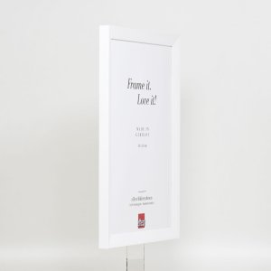 Efekt Drewniana rama Top N biały 25x70 cm Szkło muzealne