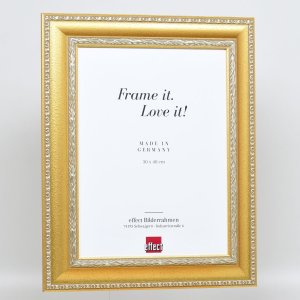 Efekt Barokowa rama na zdjęcia Profil 31 złoty 25x70 cm Szkło muzealne