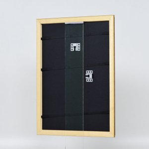 Efekt drewniana rama profil 21 orzech brąz 25x80 cm normalne szkło