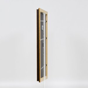 Efekt drewniana rama profil 21 orzech brąz 25x80 cm normalne szkło
