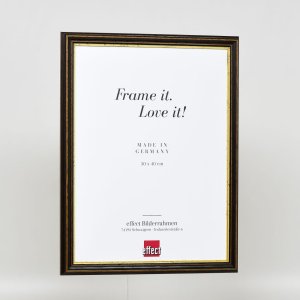 Efekt drewniana rama profil 21 orzech brąz 25x80 cm normalne szkło