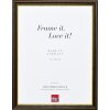 Efekt drewniana rama profil 21 orzech brąz 25x80 cm normalne szkło