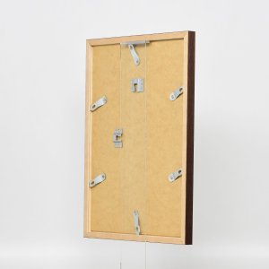 Efekt rama drewniana profil 33 wenge 25x80 cm szkło akrylowe