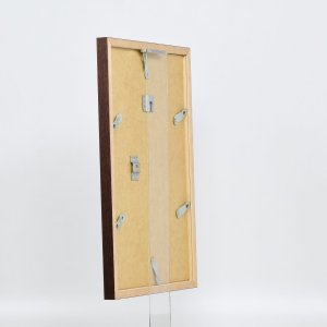 Efekt rama drewniana profil 33 wenge 25x80 cm szkło akrylowe