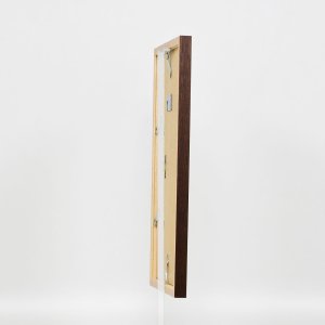 Efekt rama drewniana profil 33 wenge 25x80 cm szkło akrylowe