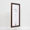 Efekt Drewniana rama Top N palisander 25x80 cm szkło muzealne
