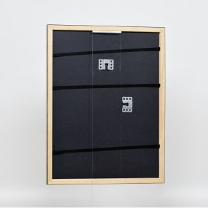 Efekt drewniana rama profil 2070 szkło zwykłe 27x48 cm złoty