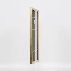 Efekt drewniana rama profil 2070 szkło zwykłe 27x48 cm złoty