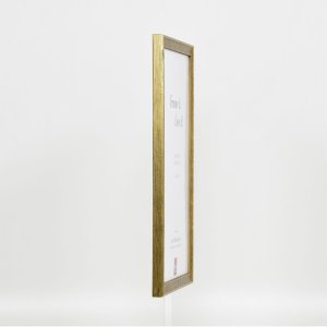 Efekt drewniana rama profil 2070 szkło zwykłe 27x48 cm złoty