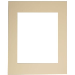 Passepartout cięte po skosie - 30x40 cm - kremowy