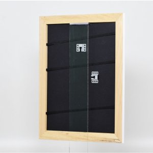 Efekt Rama z litego drewna Profil 30 biały 28x35 cm Szkło akrylowe