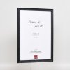 Efekt drewniana rama profil 2070 szkło akrylowe 28x35 cm czarny
