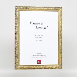 Efekt drewniana rama profil 94 złoty 29,7x42 cm szkło antyrefleksyjne